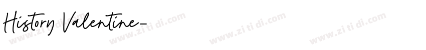 History Valentine字体转换